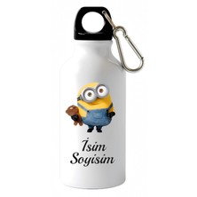 Kreax Kişiye Özel Kancalı Su Matarası Minyon