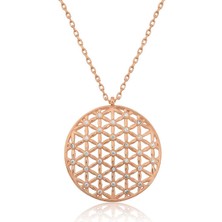 Noip  925 Ayar Gümüş Yaşam Çiçeği Kadın Gümüş Kolye T4596 (944)