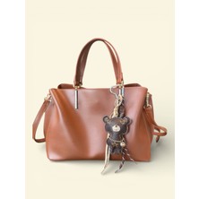 Axxion Ayıcık Figürlü Şık Çanta Charmı – Dekoratif Çanta Aksesuarı (25 Cm)