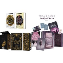 Ephesus Yayınları Medusa'nın Ölü Kumları Iki Kitaplık Set Ciltli ve Tozlu Pembe 1 Hediyeli Kutulu Ciltli