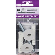 Torex Lavabo Montaj Seti, 1p=2 Adet