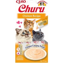 Inaba Ciao Churu Cream Tavuklu Kedi Ödül Kreması 4 x 14 gr