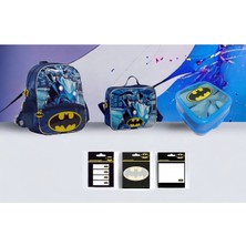 Batman Anaokulu Çanta Seti( 3 Parça Notıx Stıker Hedıye)