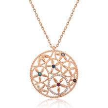 Noip  925 Ayar Gümüş Yaşam Çiçeği Kadın Gümüş Kolye T4597 (944)