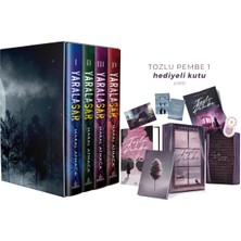 Ephesus Yayınları Yaralasar Serisi Seti 4 Kitap Ciltli Kutulu ve Tozlu Pembe 1 Hediyeli Kutulu Ciltli