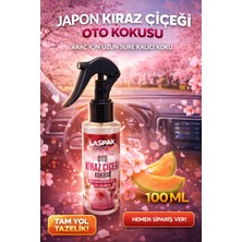 Laspak Japon Kiraz Çiceği Oto Kokusu Yoğun Koku Performansı Gün Boyu Etkili 100 ml