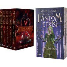 İndigo Kitap Ateşpare 5 Kitaplık Kutulu Set - Ciltli ve Fantom Etkisi 1 Yan Boyalı