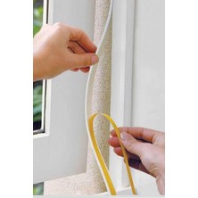 Pusat 5 Adet 9 Metre Pencere Izolasyon Bandı Yapışkanlı Cam Yalıtım Süngeri Rüzgar Soğuk Kesici Pimapen Fitili - Lisinya