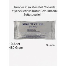 Gusion Soğuk Taşıma Jeli 10 Adet 480 Gram Buz Aküsü Görevini Görür Yiyeceklerin Bozulmasını Önler