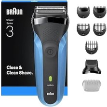Braun Series 3 Elektrikli Sakal Şekillendirici ve Tıraş Makinesi, Islak ve Kuru, 310BT