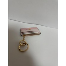 Pusat Kadın Fermuarlı Kartlık Pudra Yan Cüzdan