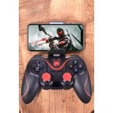 Pusat Android Uyumlu Gamepad X3 Game Stick Oyun Kolu Bluetooth Bağlantılı - Lisinya