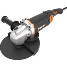 Worx WX709 2350WATT 230MM Profesyonel Dönebilir Tutma Kollu Büyük Taşlama