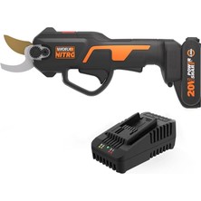 Worx WG330E 20VOLT 2.0A Li-Ion Tek Akülü Profesyonel Kömürsüz Dal Budama Makası