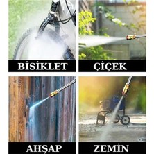 Pusat Şarjlı Oto Yıkama, Bahçe Sulama Tabancası Makinesi Yüksek Basınçlı - Lisinya