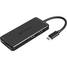 Transcend TS-HUB5C 6'sı 1 Arada Usb-C Hub, 60W Power Delivery, 10GBPS USB 3.1 Gen 2, Uhs-Ii Sd/micro