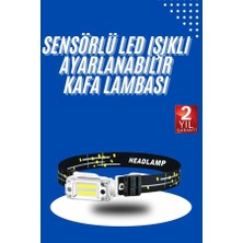 Pusat Kafa Lambası, Su Geçirmez Kafa Feneri 3 Mod Aydınlatma - Lisinya