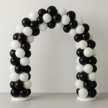 Balonsan Balon Seti 60 Adet ( Siyah-Beyaz)