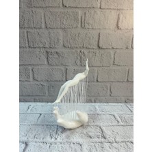 Pusat El Insan Figürü Beyaz - Lisinya