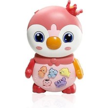 Pusat Penguen Eğitici Bebek Piyanosu - Pembe (Lisinya)
