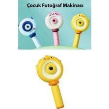 Pusat Hd Kamera Karikatür Tripodlu Çocuk Dijital Kamera Fotoğraf Makinası 1080P Video Kaydedici 2.0 Inç - Lisinya