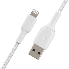 Belkin Örgülü Lightning Kablosu (Iphone, Ipad, Airpod'lar Için Boost Charge Lightning - USB Kablosu)