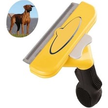 Güvenli Sepet Kedi ve Köpekler Için Kısa Tüylü Köpek Tarağı Tüy Toplayıcı Tarak Large