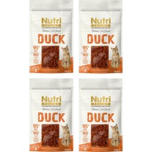 Nutri Feline Duck Ördek Etli Tahılsız Kedi Ödülü 50 Gr. x 4 Adet