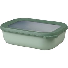 Mepal - Multi Bowl Cirqula Rectangular - Kapaklı Saklama Kabı - Buzdolabı Için Hava Geçirmez Saklama