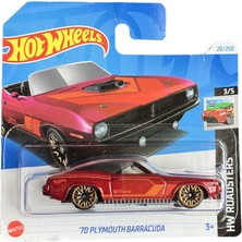Hot Wheels - ´70 Plymouth Barracuda - Hw Roadsters 3/5 - HTC95 - Short Card - Mopar - Chrysler - Mat