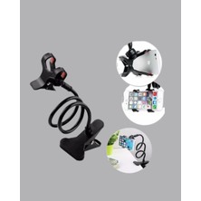 Pusat Esnek Gövdeli Mandallı Masaüstü Telefon Tutucu - Lisinya