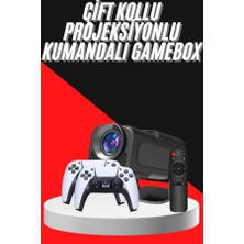 Pusat Retro Video Oyunu Konsolu Android Tv El Oyun Konsolu Wıfı Taşınabilir Projeksiyon Cihazı - Lisinya