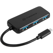Transcend TS-HUB2C 4-Port USB 3.1 Gen 1 Type-C Hub, 5gbps Hız, Macbook ve Ultrabook Uyumlu Usb-C Çok