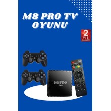 Pusat M8 Pro Mını 4 8 10 K Hd Hdr Android Tv 5g Retro 10000 Oyunlu - Lisinya