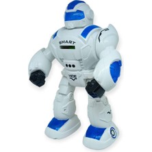 Pusat Sensörlü ve Uzaktan Kumandalı Interaktif Robot 35 cm - Mavi (Lisinya)