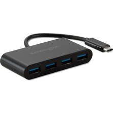 Kensington CH1200 Usb-C 10GBPS 4-Port Hub, 4 USB 3.0 ile USB Tipi C - USB Adaptörü, Thunderbolt 4, T