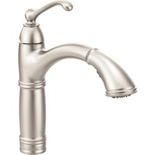 Moen 7295SRS Brantford One-Handle High-Arc Mutfak Armatürü Reflex, ve Bir Spot Resist Paslanmaz Çeli