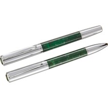 Steelpen Elite Serisi 5063 Elite Yeşil Dolma Kalem+Tükenmez Kalem