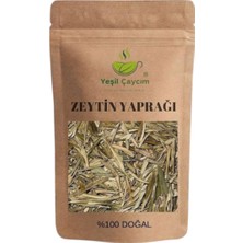 Yeşil Çaycım Birinci Sınıf Zeytin Yaprağı Çayı, Sindirim Sistemine Yardımcı Çay, %100 Doğal, El Yapımı, 100 gr