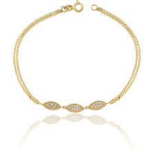 FAZ Kuyumculuk Verde Sphere Altın Bileklik