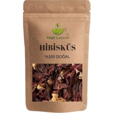 Yeşil Çaycım Birinci Sınıf Hibisküs, Yağ Yakma ve Zengin C Vitamini Deposu %100 Doğal, El Yapımı, 100 Gr.