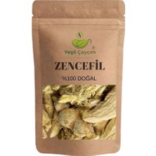 Yeşil Çaycım Birinci Sınıf Zencefil Kökü (Iri Kıyım), Zengin Vitamin ve Mineraller, %100 Doğal, El YAPIMI,100 gr