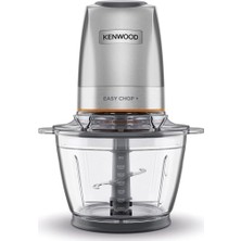 Kenwood Easy Chop+ Cam Hazneli Doğrayıcı Blender CHP62.400SI - Gümüş, 500 Watt, 600 Ml, Buz Kırma, Ç