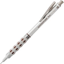 Pentel Arts Graphgear 1000 0.3mm Premium Mekanik Kalem (PG1013EPABP), Gümüş