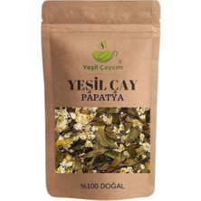 Yeşil Çaycım Papatya Yaprak Yeşil Çay Harmanı Zengin Antioksidan Kaynağı %100 Doğal El Yapımı, 50GR