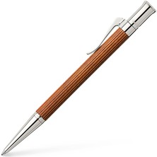 Graf Von Faber-Castell Klasik Tükenmez Kalem, Pernambuco Ahşap Gövde, Platin Kaplama, B Uç Kalınlığı