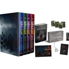 Ephesus Yayınları Yaralasar Serisi Seti 4 Kitap Ciltli Kutulu ve Kazazede 4 Kutulu Askeri Künye Ciltli