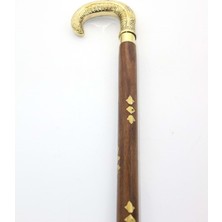 Normadia 93 cm Uzunlukta Şık ve Dayanıklı Pirinç Baston, Tarzınıza Zarafet Katacak