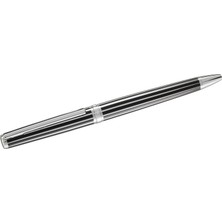 Steelpen Slim Serisi 8134 Siyah Çizgili Tükenmez Kalem