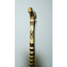 Normadia El Işçiliği Kızılcık Ağacı Devrek Bastonu, Şık ve Dayanıklı Tasarım